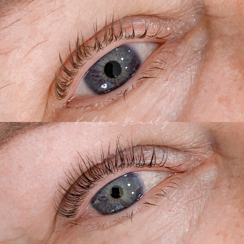 Laminace řas; Lash lifting; výživa na řasy; barvení řas