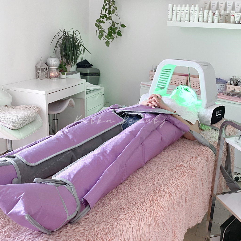 Přístrojová lymfodrenáž v kosmetickém salonu Katka Beauty